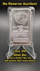 1 Oz. .999 Silver Bar with Morgan Design Excellent Condition Fast Shipping