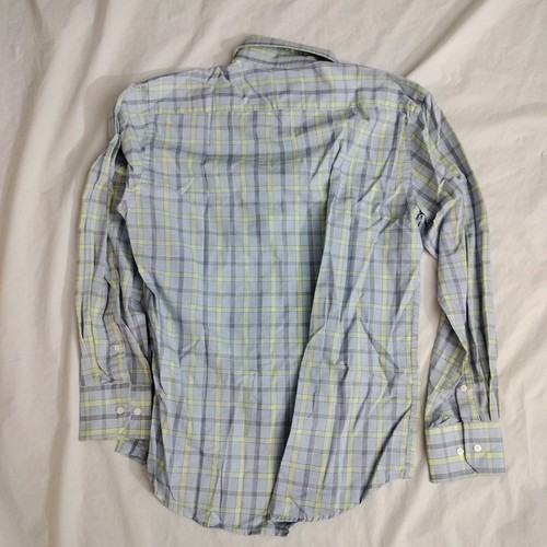 Christian Aujard camicia manica lunga a quadri blu medio - Foto 5 di 5