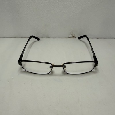 Enhance Eyeglasses Unisex 52-17-140 Matt Gunmetal 3914 Rectangular Metal Frames
