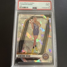 2024 Panini WNBA Prizm Cameron Brink RC Ice Rookie #143 Sparks PSA 9