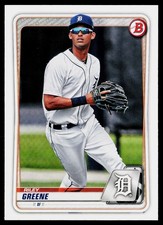 Riley Greene 2020 Bowman Draft #BD-180 Detroit Tigers