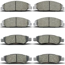 Front + Rear Ceramic Brake Pads Set OEM Quality For 2008 - 2014 Cadillac CTS