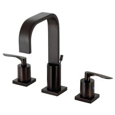 Kingston Brass FSC8965SVL Serena Widespread Bathroom Faucet 13.75x5.5x9 Oil Rubb