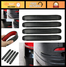 4pcs Black Anti-Collision Bumper Guard Strip - Scratch Protector Trim for Cars/S