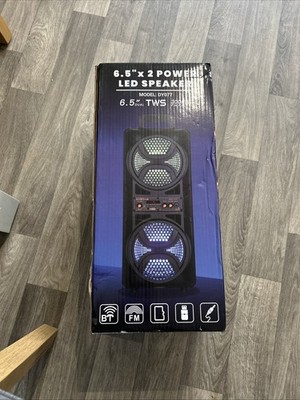 Tragbarer kabelloser Bluetooth Lautsprecher - Dual 16,51 cm Tieftöner 2800 W