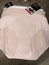Bali  3-Pair Womens Seamless Brief Underwear Panties Nylon Blend Multicolor  L