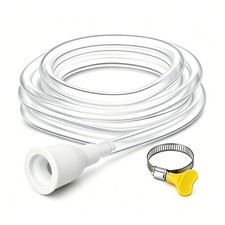10 FT Faucet Hose Adapter for Sink, Transparent PVC Extra Long Hose and Fauce...