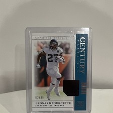 Panini 2019 National Treasures Century Materials Leonard Fournette Jaguars CM-5…