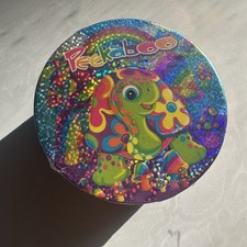 NEW Rare Lisa Frank Glitter Sticker Roll Peekaboo Turtle Vintage Sealed