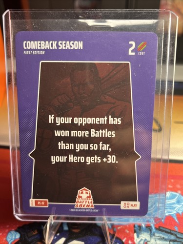 2025 Bo Jackson Battle Arena Alpha Update SSP Play Card #PL-12 Comeback Season