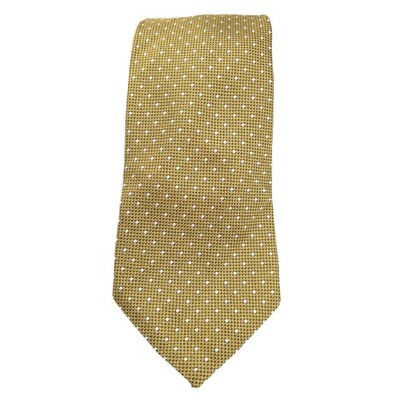 Suitsupply Luxus Krawatte Seide Gold Punkte Hergestellt in Italien Gm8