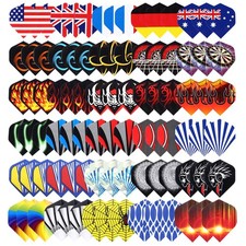 Standard Dart Flights 30 Sets 90 Pcs Durable PET and Laser Replacement