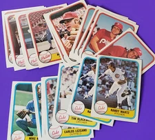 1981 FLEER BASEBALL TRADING CARDS 1-330 YOU PICK FREE SHIPPING 50% OFF 2 OR MORE