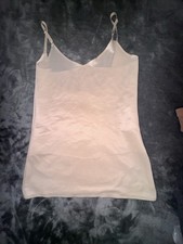 JOCKEY Slimming Shapewear Cami Tank Top Sz L Beige Smooth Compression Nude
