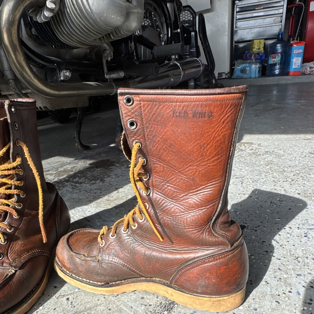 Red Wing Shoes Vintage Irish Setter Sport Boots Mens 8.5 USA Moc