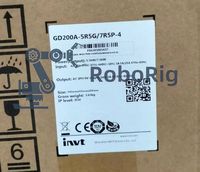 New  invt GD200A-5R5G/7R5P-4 Inverter 380V 5.5KW/7.5KW