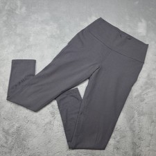 Mint Velvet Women's Leggings M Grey Cotton Blend Full length High Waist Medium