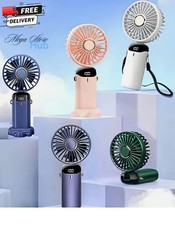 Mini Cooler Fan Portable Handheld Rechargeable Foldable Air Cooling Fans
