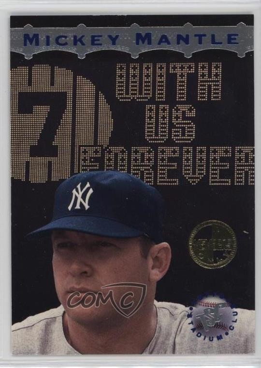 1996 Topps Stadium Club Mickey Mantle Members Only Mickey Mantle #MM19 HOF 0mm3