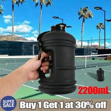 2.2L Water Bottle BPA Free Large Jumbo Sports Training Camping Gym Drink Hiking