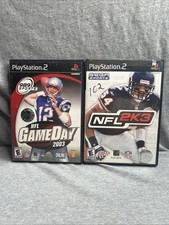 NFL GameDay 2003 & NFL 2K3  CIB Good Condition Used See Pics