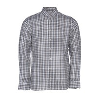 Hackett London Men's Shirt Size M Check Linen Blend HM309595