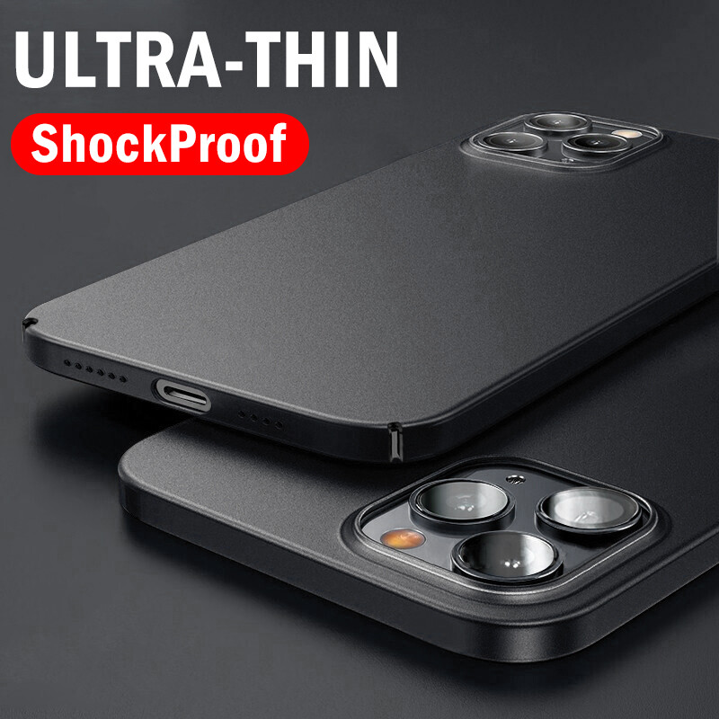 Phone Case For iPhone 16 15 14 13 Pro Max 12 11 Shockproof Ultra-thin Hard Cover