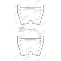 Jurid BremsbeläGe Bremsbelegsatz Vorne System Brembo FüR Audi Q3 TT