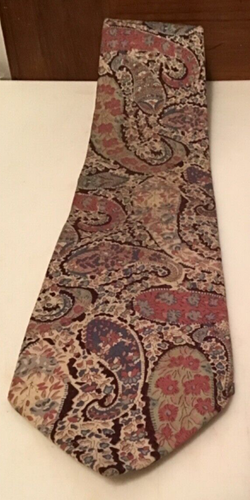 LIBERTY OF LONDON Paisley Tie 100% COTTON Made In U.S.A 3.5" W EUC