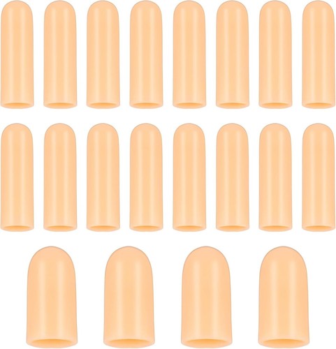 14 Pc or 20 PCS Gel Finger Cots,Silicone Finger Protectors Thumb Protector Cover - Picture 8 of 8