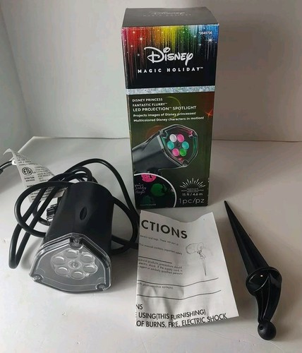 Disney Magic Holiday Disney Princess Fantastic Flurry LED Projector Spotlight  - Picture 3 of 3
