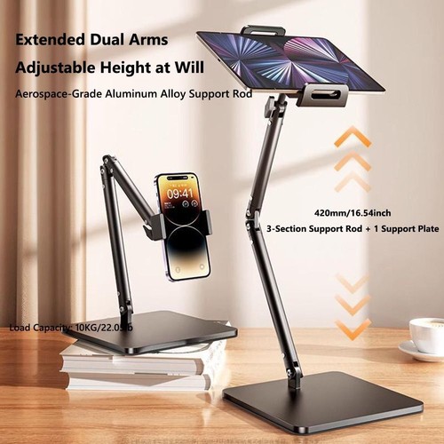 Multi-Angle Adjustable Adjustable Tablet Stand for Photography, Desktop Use