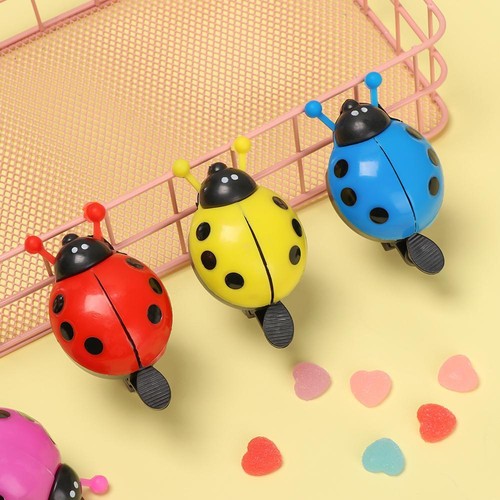 Warning Horn Kid Beetle Bike Alarm Ring Bicycle Bell Lovely Ladybug Handlebar - Picture 10 of 16