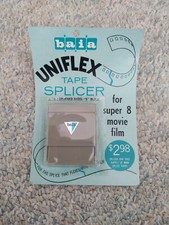  NEW STILL SEALED BAIA UNIFLEX SUPER 8MM MOVIE FILM TAPE SPLICER vintage