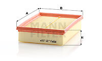 Mann-Filter C 24 028 Luftfilter FÜR Chevrolet Holden