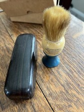 Vintage Squibbs Shaving Brush/case3.5 /bead Tamer