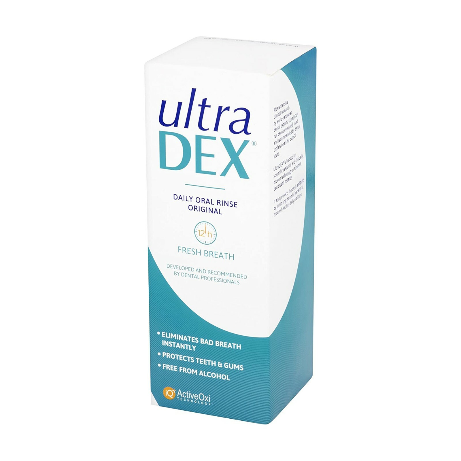UltraDEX Daily Oral Rinse Original Mouthwash Fresh Breath 500ml x 2