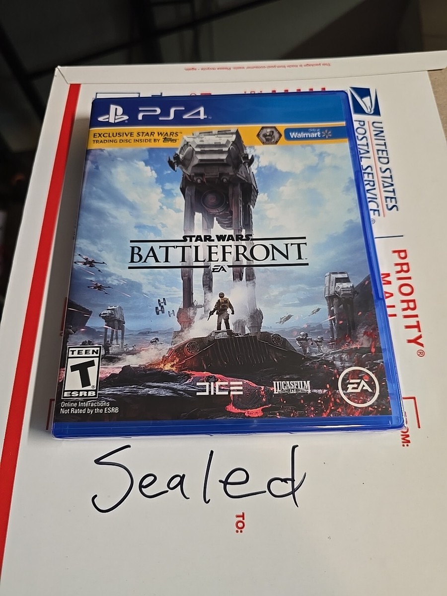 Star Wars Battlefront Playstation PS4 Walmart w/ trading disc
