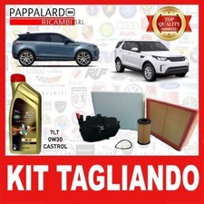 KIT TAGLIANDO+ 7 LT DI CASTROL 0W30 PER RANGE ROVER EVOQUE DISCOVERY SPORT 2.0 D