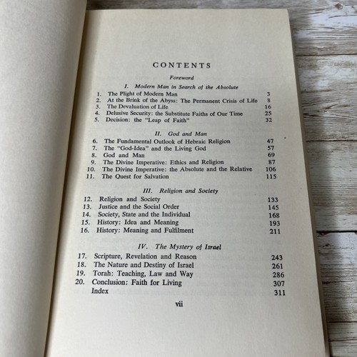 VTG Judaism and the Modern World Will Herberg ~ HC/DJ 1st Edition (1951) - Foto 15 di 21