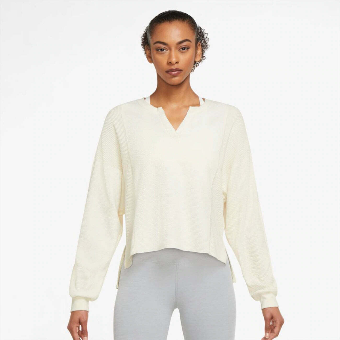 Nike Women's Yoga Luxe Henley Tank