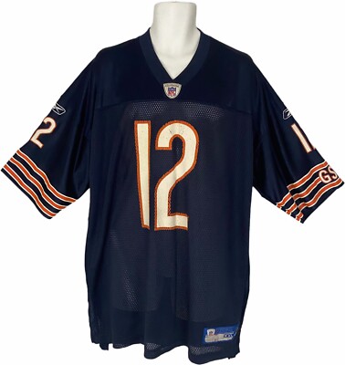 NFL Chicago Bears Football Jersey Lyman Reebok On field #12 Size 2XL Nylon 