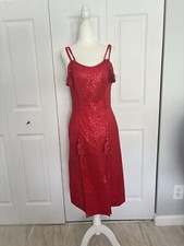 Red Sequin Dress