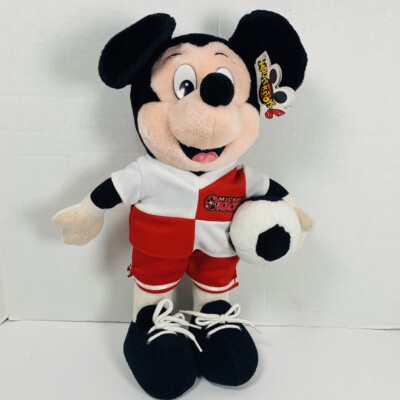 Disneyland Disney World Mousketoys Soccer Mickey Stuffed Character Plush New Nwt Ebay