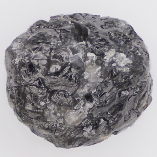Diamante sfuso grezzo naturale vero 1,44 CT grigio scuro pietra preziosa grezza non tagliata diamante - Foto 2 di 8
