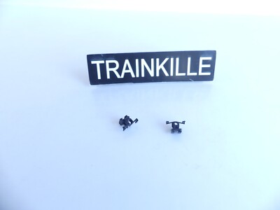 Lot De 2 Attelages à Harpon Queue D'aronde Pour Trains Miniatures Rivarossi/Jouef/Lima - Échelle HO - Neufs