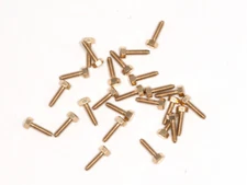 00-90 x 3/16" Hex Head Screw Brass 100 Count #10376BR