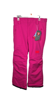 Helly Hansen Ski Pants Girls 14 Pink Jr  Legendary RECCO Search Primaloft NEW