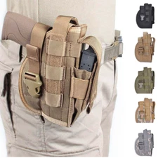 Military Army Tactical Pistol Gun Molle Belt Holster Right Handed Pistol Holster