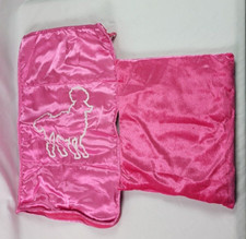 Build A Bear Pink Poodle Sleeping Bag and Pad
